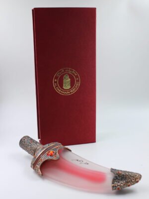 Bronze Khanjar Refillable Perfume Bottle Gift Set, 40 ml