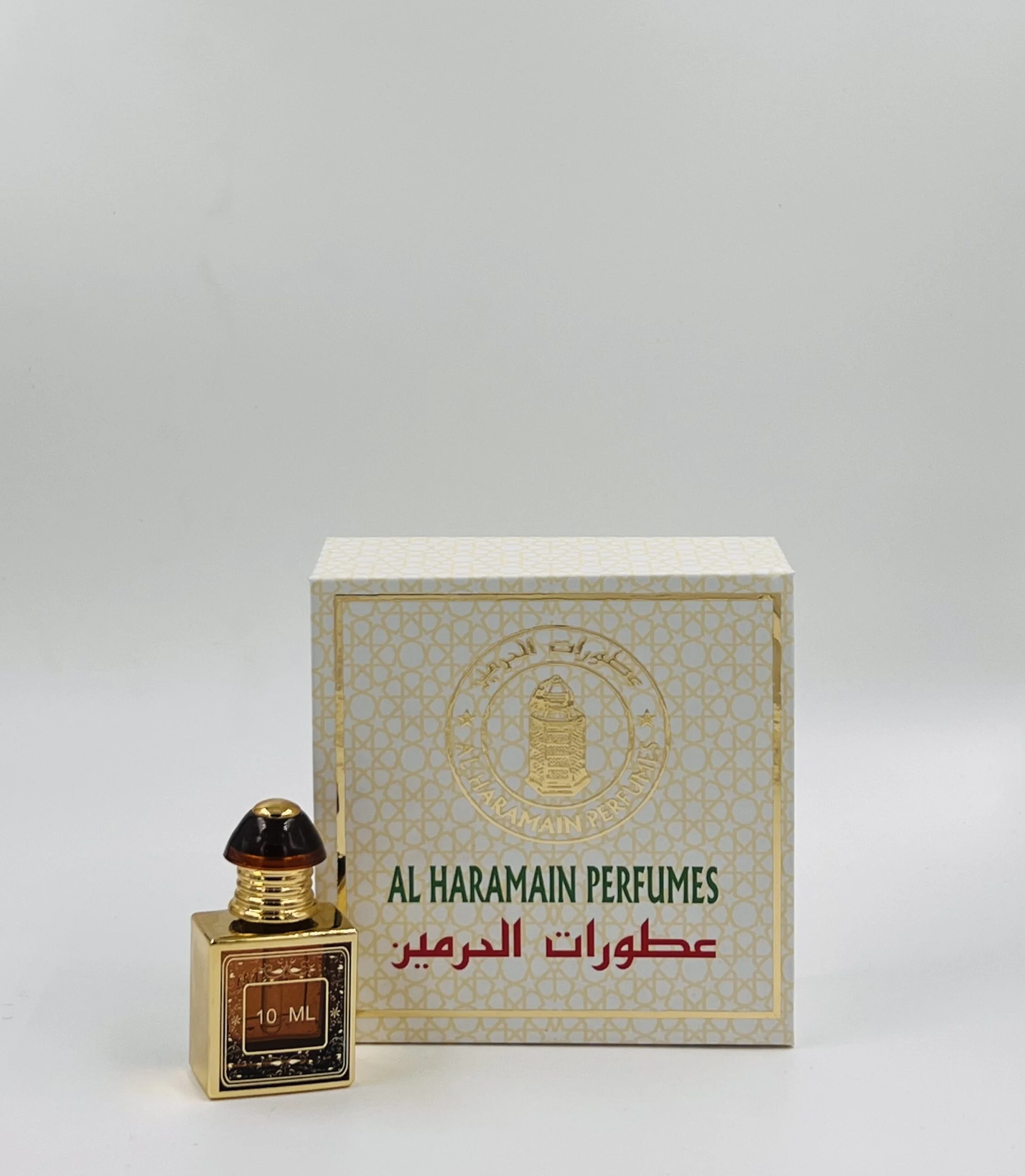 Brown Gold Square Bottle with Giftbox, 10ml