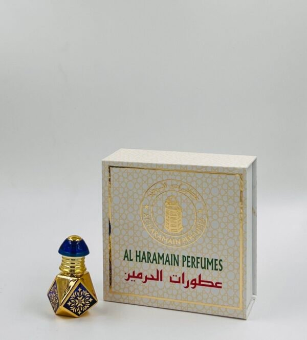 Blue Gold Polygon Bottle with Giftbox, 6ml