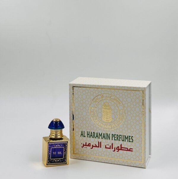 Blue Gold Square Bottle with Giftbox, 10ml