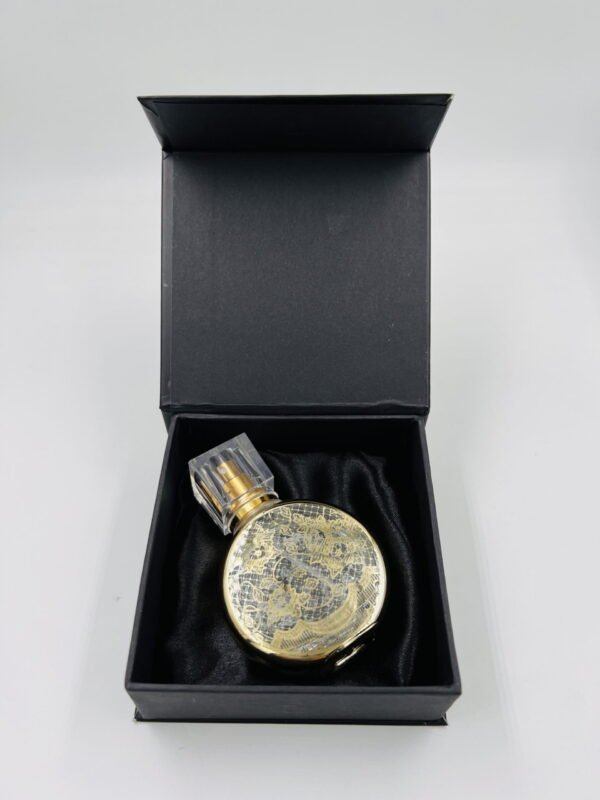 Round Gold Design Bottle with Black Giftbox, 25ml