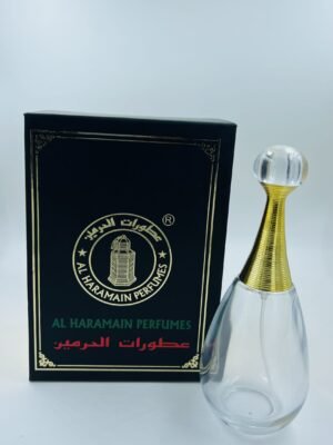 Jadore Type Refillable Glass Bottle with Giftbox, 100ml