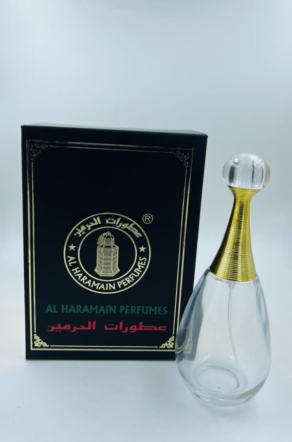 Jadore Type Refillable Glass Bottle with Giftbox, 100ml