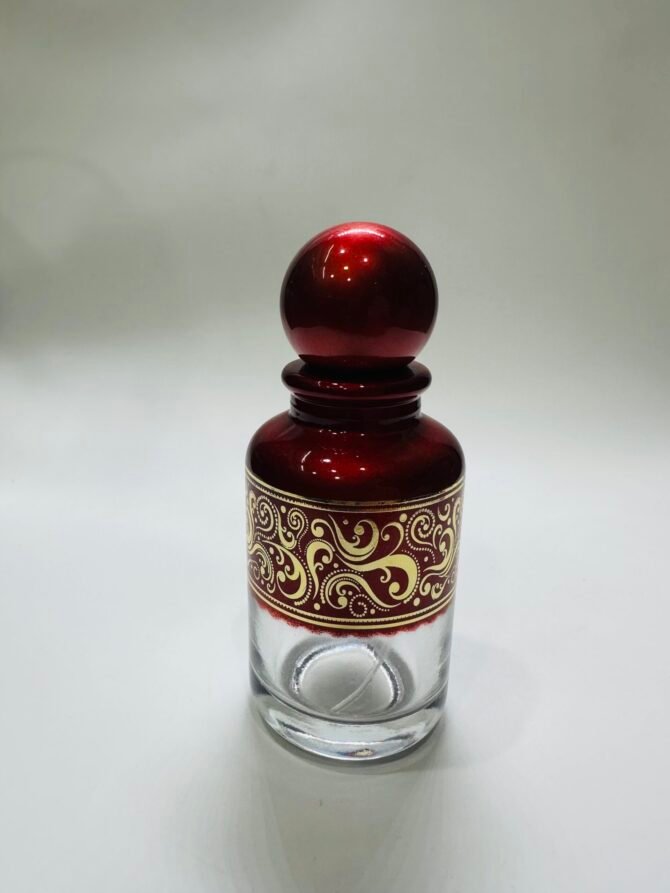 Fancy container style refillable perfume 100ml red bottle - Image 2