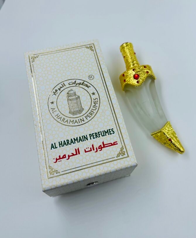Golden khanjar Refillable Attar Bottle Gift Set, 15 ml - Image 2