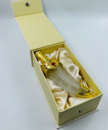 Golden khanjar Refillable Attar Bottle Gift Set, 15 ml
