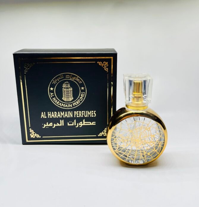 Golden style perfume bottle 25ml