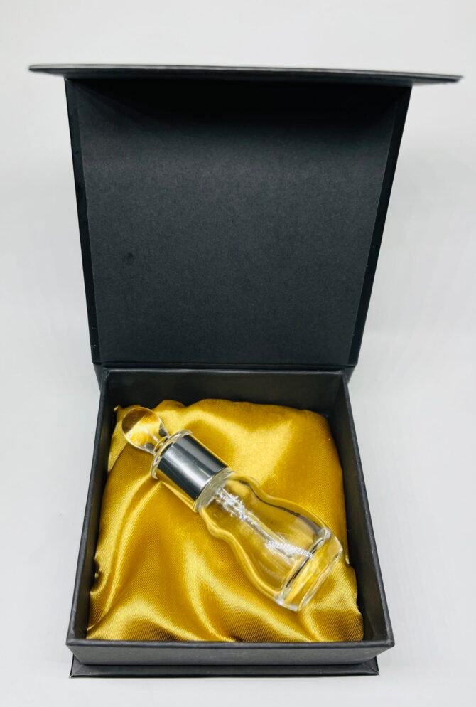 Silver cap ajm style bottle , 12ml - Image 2