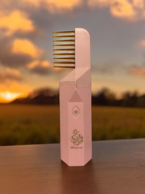 Pink comb incense burner