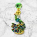 Peacock attar bottle