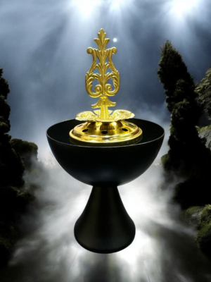 Black golden fountain type oud Daan
