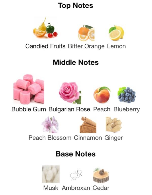 Toy 2 bubble gum moschin (Perfume)