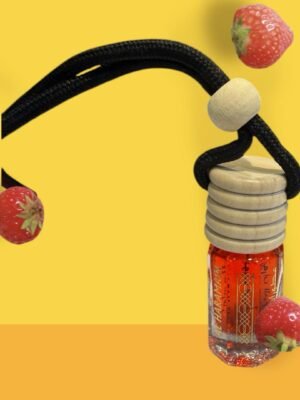 Sweet strawberry car perfume (3 mL refillable bottle.)