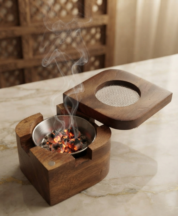 Oud safe wood burner